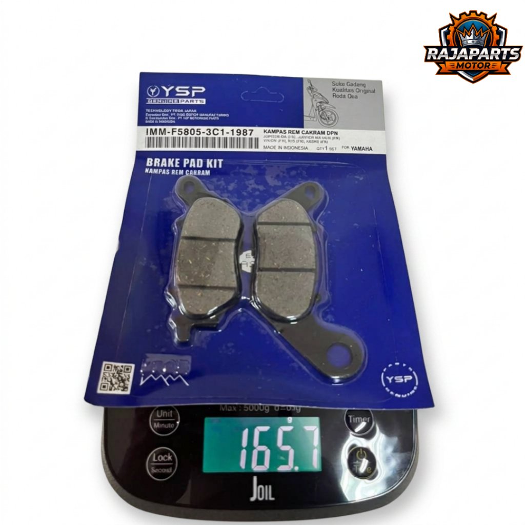 YSP diskpad press / kampas rem - 3C1-JUPITER MX (FR), JUPITER MX NEW (FR), VIXION (FR), R15 (FR), XABRE (FR), NMAX (RR) - Gambar 2