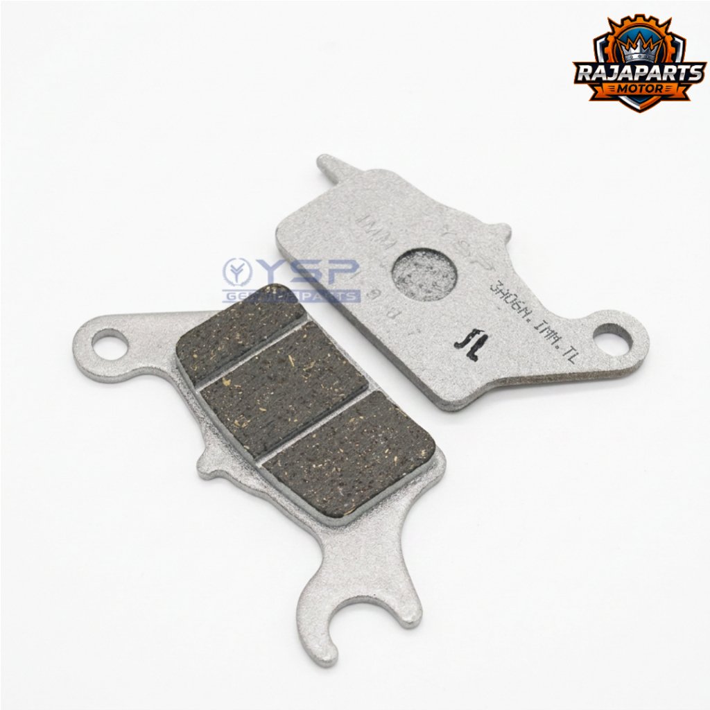 YSP diskpad press / kampas rem - KVB-VARIO ESP 110-150 (FR), VARIO 160 K2S (FR), VARIO TECHNO 125 FI CBS/STD (FR), VARIO TECHNO 125 FI (FR), BEAT&BEAT STREET (FR), BEAT FI CBS (FR), BEAT FI K25(FR), B - Gambar 2