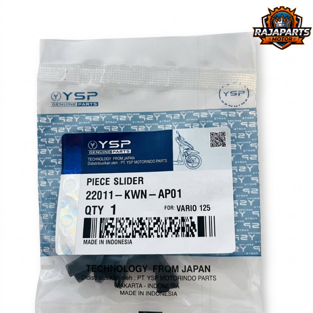 Piece Slider YSP Original - KWN-VARIO 125-150 ESP (2015-2024), ADV 150 (2019 - 2022), PCX 125-150 CBU (2010-2017), PCX 150 (2017-2021), VARIO TECHNO 125 HELM IN ( 2012-2013) - Gambar 2